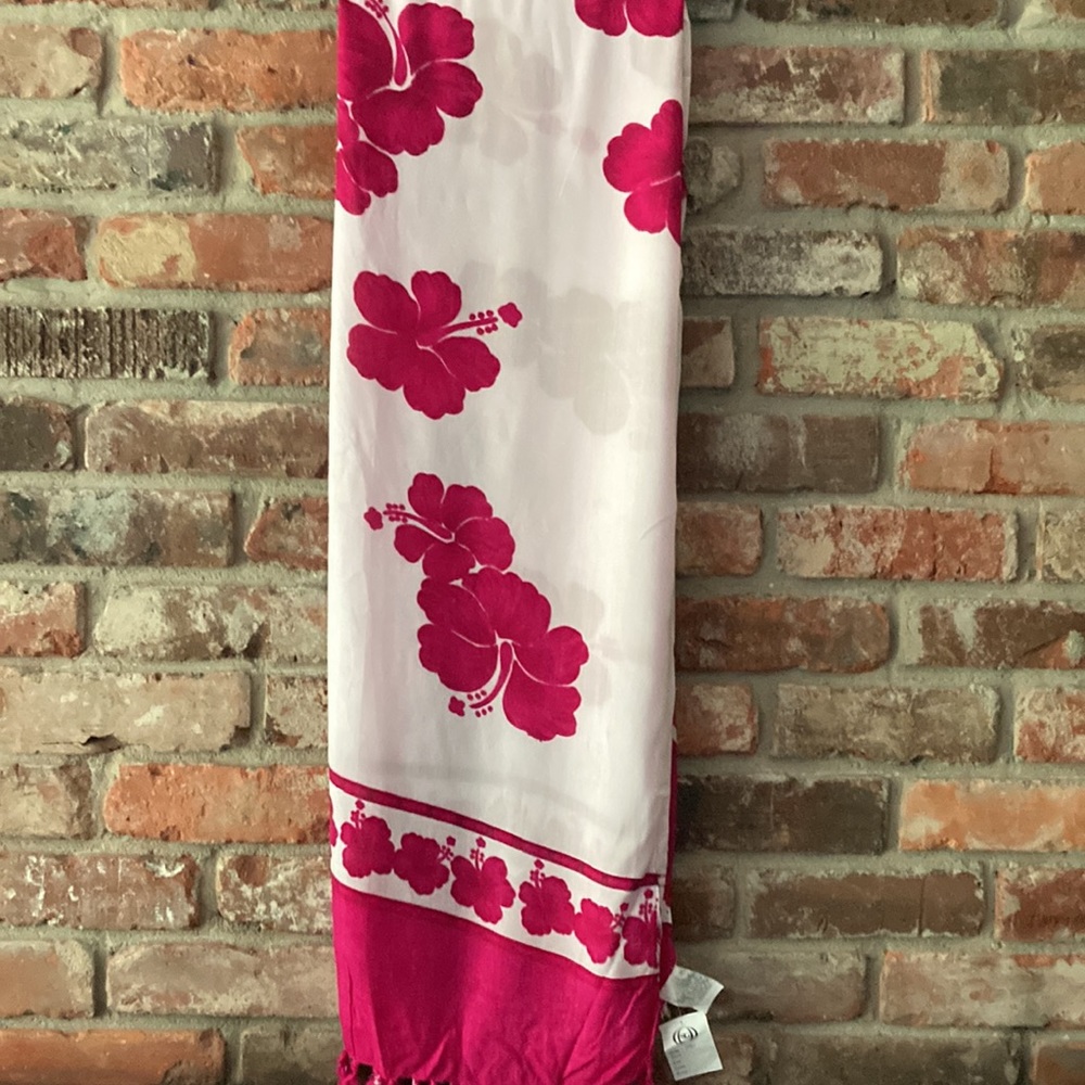SG Sarong Pink W Flowers